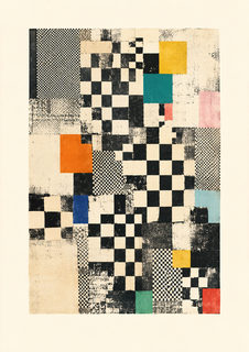 checker collage